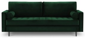 Santo zöld bársonykanapé, 219 cm - Milo Casa