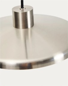 Ezüstszínű függőlámpa fém búrával Nuvira – Kave Home