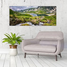 Kép - Kilátás a Rila hegyre (120x50 cm)