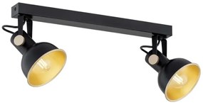 Argon 7142 - Spotlámpa LENORA 2xE14/7W/230V fekete