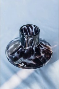 Barna üveg kézzel készített váza (magasság 28 cm) Glom – noo.ma