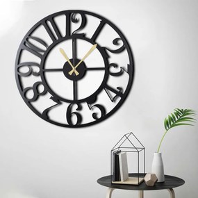 Circle fém falióra, 70×70 cm