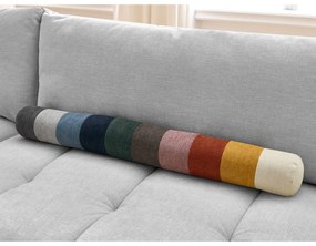 Világosszürke kinyitható-tárolóhelyes sarokkanapé (bal oldali-L alakú) Fuji – Bobochic Paris