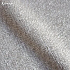 Bézs kárpitozott franciaágy ágyráccsal 180x200 cm Noira Slim – Bonami Selection