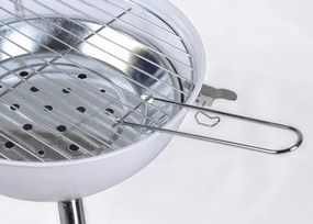 Faszenes grill kerek Mini BBQ Pink