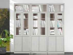 Fehér borovi fenyő tálalószekrény 518x223 cm Anita – Støraa