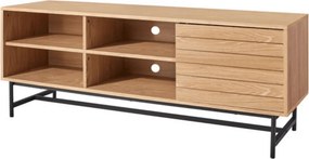 TV szekrény VALMOR 140x40 cm, tölgy dekoráció