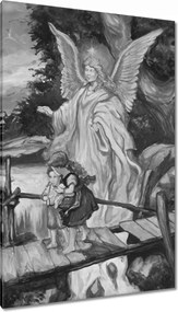 Vászonkép 80x120 keresztelőre Angyal