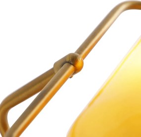 Okos Banker lámpa bronz színben borostyán üveggel, WiFi A60-nal - Banker