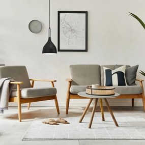 Csillár zsinóron NOAK 1xE27/15W/230V fekete/króm