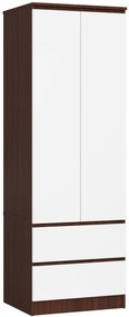 Ruhásszekrény Suman  (wenge + fehér). Akció -15%. 1069555