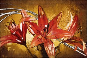 Kép a liliomvirágokról (90x60 cm)