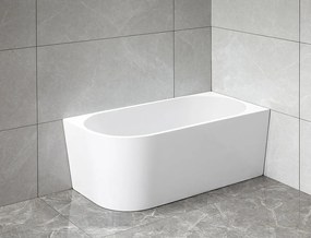 Aqualine, TIBERA R szabadon álló kád 140x70 cm, fehér, E1055