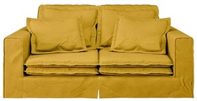 Sárga kanapé 196 cm Nora – Ropez