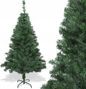 Műkarácsonyfa Mint Élő Fenyő Zöld Karácsonyfa Állvány 210 CM