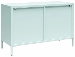 Világoskék fém tálalószekrény 100x64x40 cm Luna – Støraa