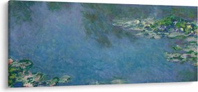 Kép - Claude Monet, Water Lilies, reprodukciók (120x50 cm)
