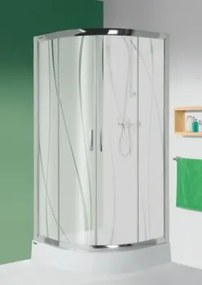 Sanplast KP4/TX5b W15 zuhanykabin (tolóajtós) tálca nélkül