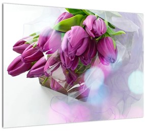 Kép - csokor tulipán (70x50 cm)