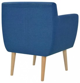 Karosszék szövet 67x59x77 cm kék