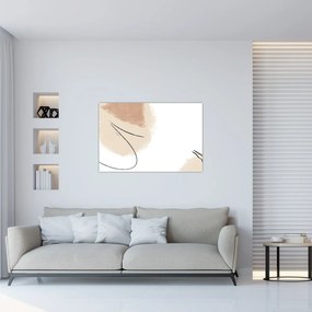 Kép - Fehér absztrakció (90x60 cm)