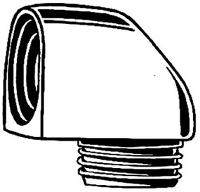 GROHE 45304000 - Zuhanykönyök DN 15 × DN 15, fényes króm