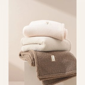 Boucle Pléd bézs színű 125 x 150 cm