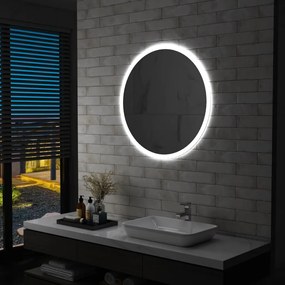 LED-es fürdőszobatükör 80 cm