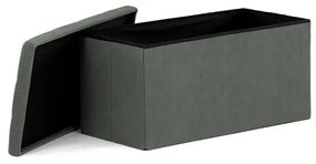 Zöld Kordbársony Tárolós Puff. TAB-472 GRN6