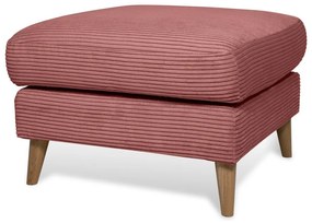 Rózsaszín kordbársony lábtartó Paris – Scandic