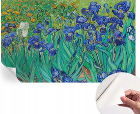 Mosható öntapadós fotótapéta étkezőbe Kerti virágok 416x254 cm