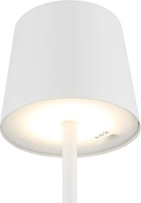 Globo 58482W-LED asztali lámpa VAN 2W/5V 2200mAh IP44 fehér, töltős