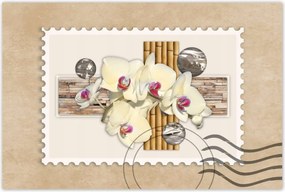 Poszterek 120x80 Virágmintás bambusz