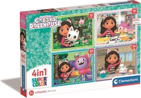 Gabi babaháza Activities 4 az 1-ben puzzle Clementoni