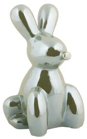 Balloon Bunny nyuszi szobor nagy metál zöld