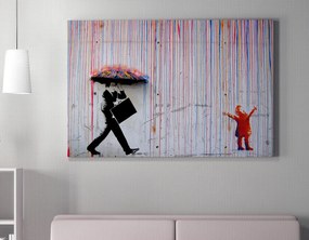 WY64 Banksy vászonkép, 70 x 100 cm