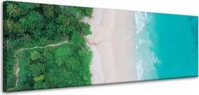 Vászonkép Tenger Hullámok Homok Természet 120x40 cm Ideális ajándék