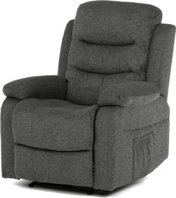 Dönthető fotel szürke, szövet anyag TV-4086 GREY2