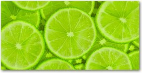 Üvegpanel konyhába Lime 140x70 cm Ragasztó