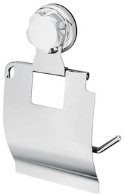 Ezüstszínű öntapadós fém WC-papír tartó Bestlock Bath – Compactor