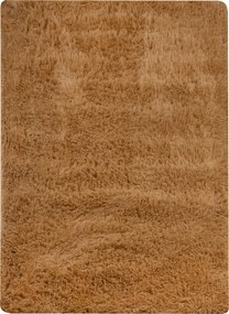 Szőrös Szőnyeg 170/120CM Bézs Barna Narancssárga Hosszú Haj