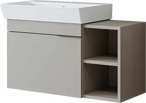 Likya mosdószekrény, homokkő, 82 cm