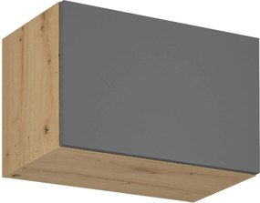 Felső szekrény, artisan tölgy/szürke matt, LANGEN G60KN