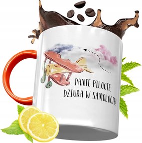 Narancssárga Bögre Távirányítós Ajándék fényképes nyomtatással