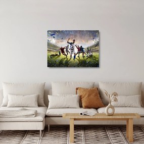 Kép - futball (üvegen) (70x50 cm)