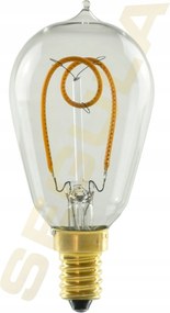 Segula 50635 Led lágy, rádió stílusú, átlátszó E14 3,2 W (20 W) 190 Lm 2200 K