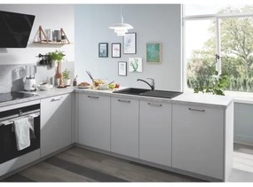 GROHE 31640AP0 – K400 kompozit mosogató, 860 × 500 mm, gránit/fekete