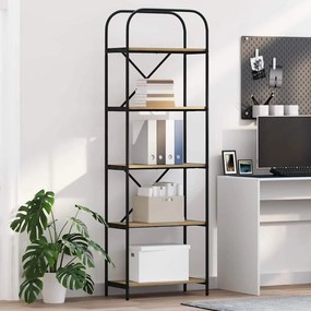 Könyvespolc sonoma tölgy 60 x 30 x 183 cm Faanyag