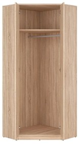 Sarok ruhásszekrény Nepo Plus 37 (szonoma tölgy) . 1098447