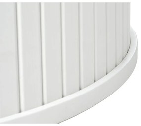 Fehér kerek dohányzóasztal Nola – Unique Furniture